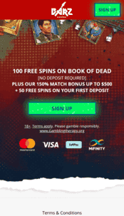 Barz Casino Screenshot 1